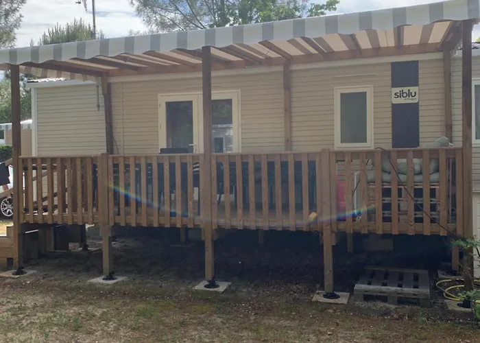 Mh 008 Bora Bora Sur Emplacement Exceptionnel En Lisiere De Foret Dans 4 Etoiles * Saint-Julien-en-Born